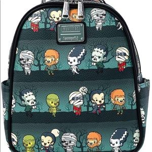 NWT loungefly universal monsters chibi bag